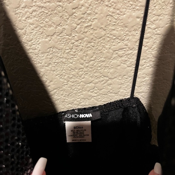 Fashion Nova Sparkle With Me Sequin Mini Dress - Black - Picture 5 of 7